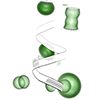 Illustrative time visualization in A. Joshi and P. Rheingans 2005: Illustration-inspired techniques for visualizing time-varying data